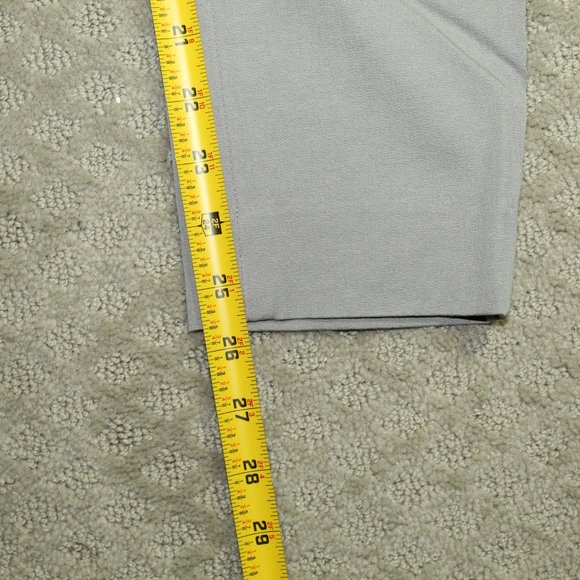 Banana Republic Women's Size 2 High Rise Slim Ankle Light Grey Chino Pants - Picture 3 of 6